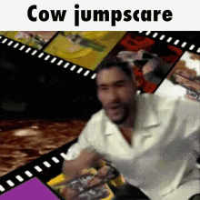 Get Real Cow Moment Fake Real Sorry Cow Jumpscare Meme Scary Horror Caught Footage Real GIF - Get Real Cow Moment Fake Real Sorry Cow Jumpscare Meme Scary Horror Caught Footage Real GIFs