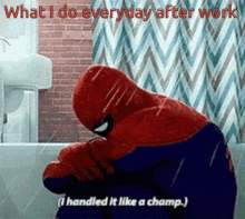 Work Spider Man GIF - Work Spider Man Crying GIFs