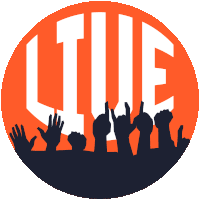 a group of people raising their hands in a circle with the word lite on it