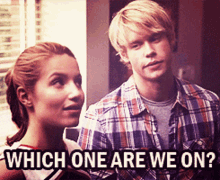 Glee Sam Evans GIF - Glee Sam Evans Which One Are We On GIFs