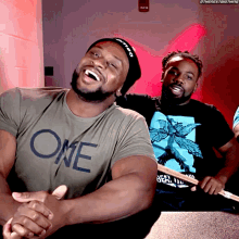 the new day xavier woods big e beanie takes off hat