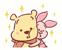 Winnie The Pooh Hug GIF - Winnie The Pooh Hug Shine GIFs