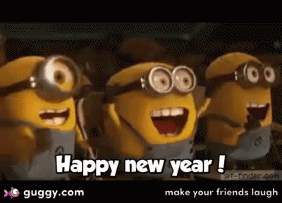 Happy New Year Minions GIF - Happy New Year Minions Celebrate - Discover &  Share GIFs