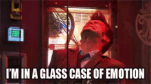 I'M In A Glass Case Of Emotion! - Doctor Who GIF - Doctor Who Glass Case Of Emotion David Tennant GIFs