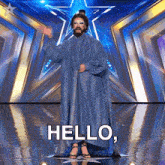 Hello Hello Hello Chantaaaal GIF - Hello Hello Hello Chantaaaal Britain'S Got Talent GIFs