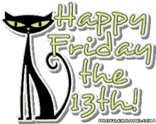 Blackcat Happy Fridaythe13th GIF - Blackcat Happy Fridaythe13th Friday GIFs