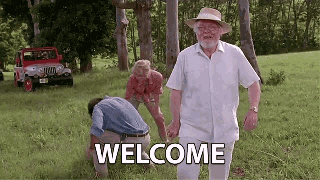 Welcome To Jurassic Park GIF - Welcome To Jurassic Park We Made It GIFs