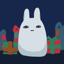 廢兔 廢物兔子 GIF - 廢兔 廢物兔子 聖誕節 GIFs