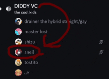 diddy vc the cool kids drainer the hybrid straight / gay master lost shizu sneil tospito