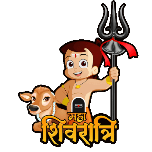 Maha Shivaratri Chhota Bheem Sticker - Maha Shivaratri Chhota Bheem Aap Ko Shivaratri Ki Shubhkamnaye Stickers