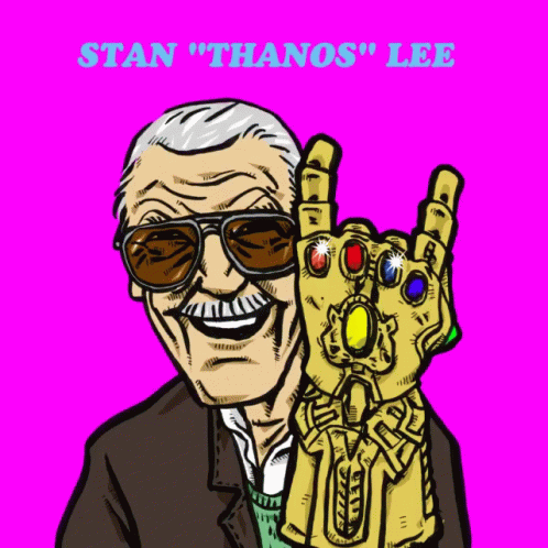 Stan Lee Thanos GIF - Stan Lee Thanos - Discover & Share GIFs