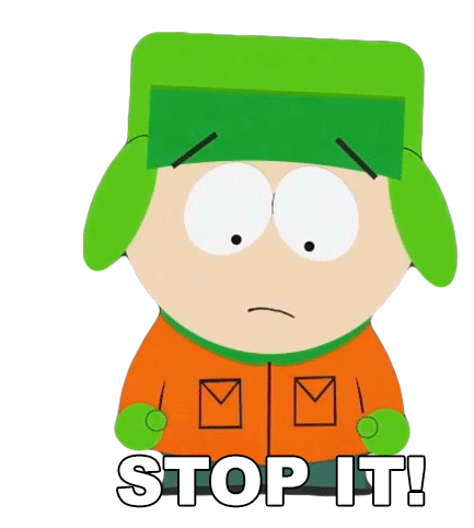 Stop It Kyle Broflovski Sticker - Stop It Kyle Broflovski South Park Stickers
