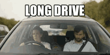 Long Drive Could End In Burning Flames Or Paradise GIF