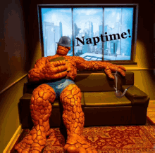 The Thing Naptime GIF - The Thing Naptime Marvel GIFs
