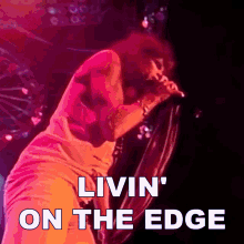 Livin On The Edge Steven Tyler GIF - Livin On The Edge Steven Tyler Aerosmith GIFs
