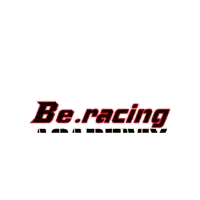 a logo for be.racing academy supermoto motocross