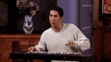 Cage Ross Friends GIF - Cage Ross Friends Keyboard GIFs