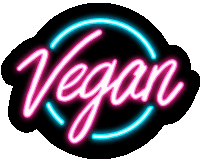 Vegan Vegano Sticker - Vegan Vegano Neon Stickers