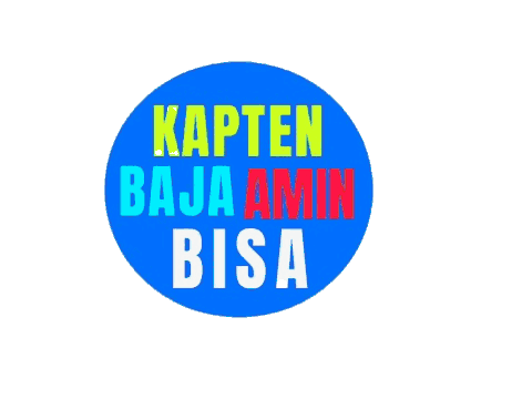 Kapten Baja Amin Nasional Pasti Bisa Sticker - Kapten Baja Amin Nasional Pasti Bisa Stickers