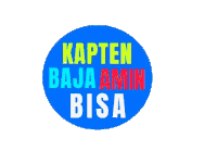 Kapten Baja Amin Nasional Pasti Bisa Sticker - Kapten Baja Amin Nasional Pasti Bisa Stickers