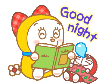 Dorami Good Night Sticker - Dorami Good Night Sound Asleep Stickers