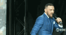Conor Mcgregor Does This Mic Work GIF - Conor Mcgregor Does This Mic Work Floyd Mayweather GIFs
