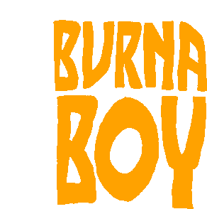 Burna Boy Logo Sticker - Burna Boy Logo Animation Stickers