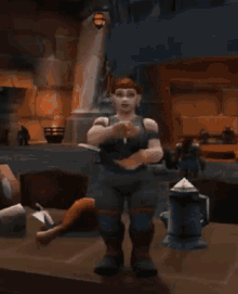 World Of Warcraft Dance Dwarf Female GIF