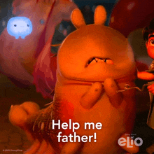 a disney pixar movie called elio features a monster asking for help