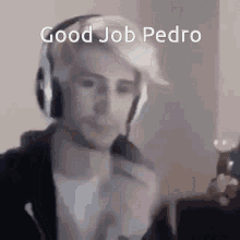 Pedro Good Job GIF