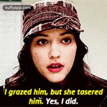 I Grazed Him, But She Taseredhim. Yes, I Did..Gif GIF - I Grazed Him But She Taseredhim. Yes I Did. GIFs
