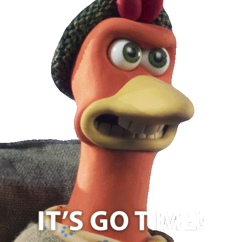 It'S Go Time Ginger Sticker - It'S Go Time Ginger Chicken Run Dawn Of The Nugget Stickers