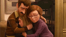 Inside Out Riley Family GIF - Inside Out Riley Family Hug GIFs