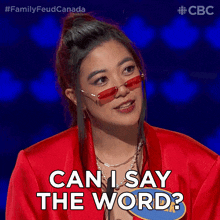 Can I Say The Word Family Feud Canada GIF