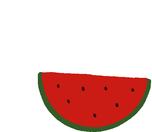 Watermelon Fruit Sticker - Watermelon Fruit Yummy Stickers