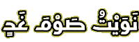a black and white logo with arabic writing