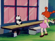 パンダコパンダ 走る　盛り上がる　アニメ GIF - Panda Kopanda Anime Run GIFs