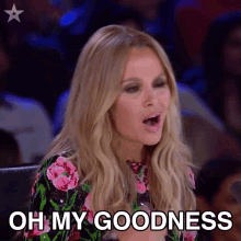 Oh My Goodness Amanda Holden GIF - Oh My Goodness Amanda Holden Britains Got Talent GIFs