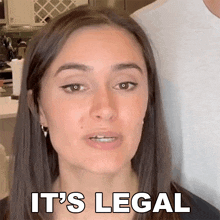 Its Legal Ashleigh Ruggles Stanley GIF - Its Legal Ashleigh Ruggles Stanley The Law Says What GIFs