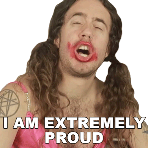 I Am Extremely Proud Bradley Hall Sticker - I Am Extremely Proud Bradley Hall Im So Proud Stickers