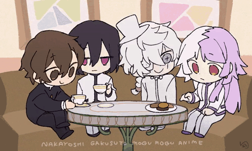 Dazai Fyodor Nikolai Sigma Dazai Osamu GIF - Dazai fyodor nikolai sigma  Dazai osamu Fyodor dostoevesky - Discover & Share GIFs