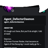Agent Defector Daemon Sticker - Agent Defector Daemon Stickers