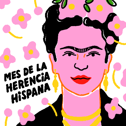 Frida Kahlo Frida Sticker - Frida Kahlo Frida Mes De La Herencia Hispana Stickers