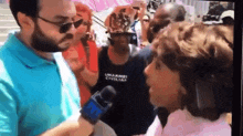 Maxine Waters Michael Tracey GIF - Maxine Waters Michael Tracey Get Out Of My Way GIFs
