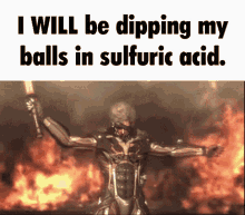 Dipping My Balls In Sulfuric Acid GIF - Dipping My Balls In Sulfuric Acid GIFs