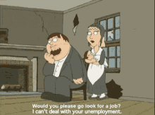 I Can'T Deal With Your Unemployment. GIF - Unemployment Go Look For A Job Job GIFs