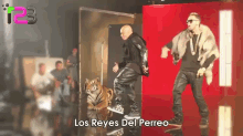 Los Reyes Del Perreo Y El Tigre. GIF - Dancing Swag Chill GIFs