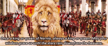 Naria- Once A King Or Queen Of Narnia, Always A King Or Queen GIF - Narnia King Queen GIFs
