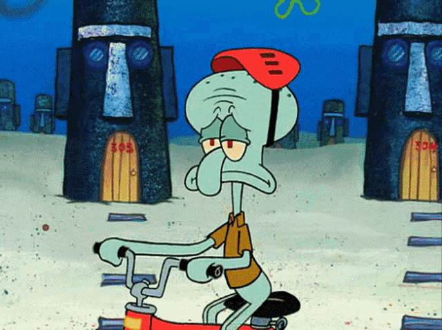 Sad Squidward Spongebob Diamond Painting 