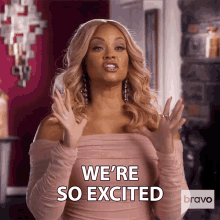 Were So Excited Real Housewives Of Potomac GIF - Were So Excited Real Housewives Of Potomac Were Thrilled GIFs